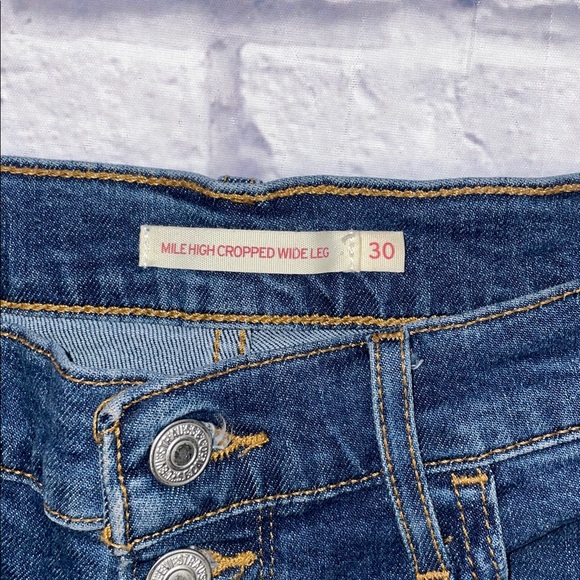 Levi’s  MILE HIGH WIDE LEG WOMEN'S JEANS Size 30 - Picture 3 of 6